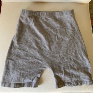 Grey Brandy Biker Shorts